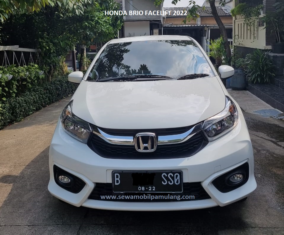 Rental Mobil Honda Brio Facelift 2022 Tipe E CVT Matic